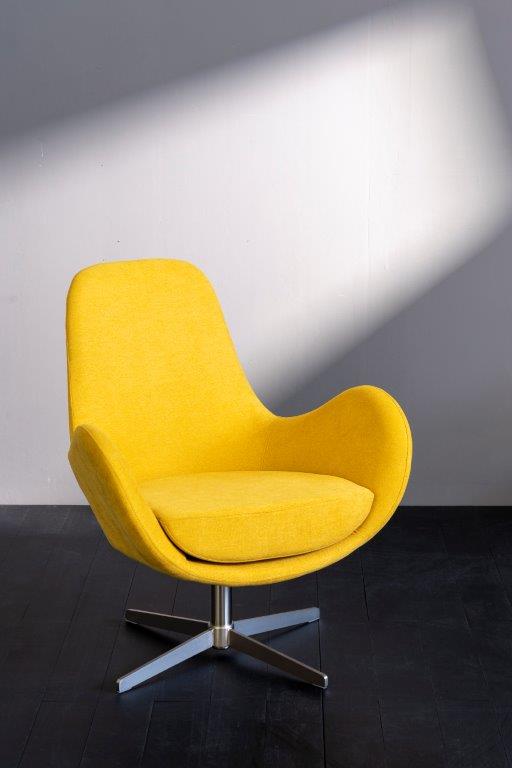 Poltrona girevole OLGA - Poltroncine di design RIVET CASA