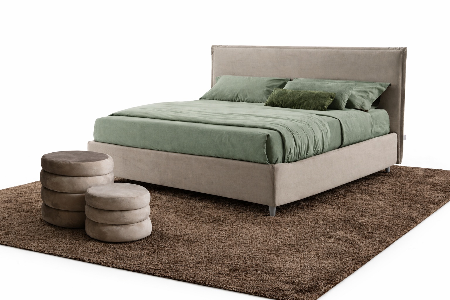 Letto BEATRICE - Un rifugio di stile per le tue notti. - Letti imbottiti di design RIVET CASA