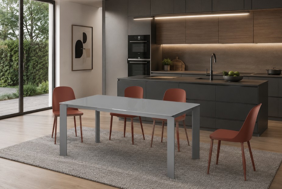 Tavolo FRAME - La bellezza del vetro, la forza del design. - Tavoli di design RIVET CASA