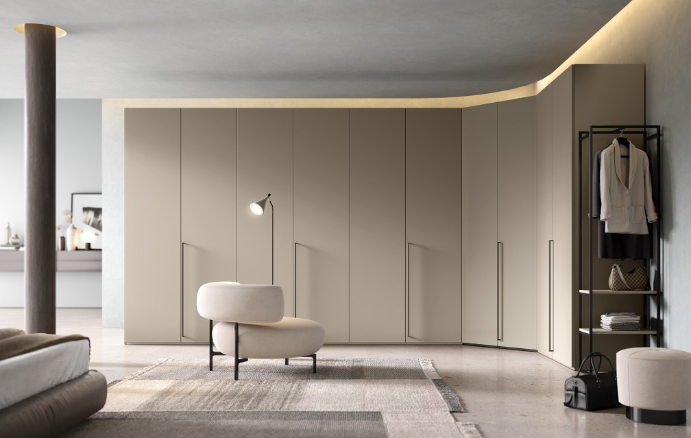 Armadio GRIP - Essenziale nelle linee. Straordinario nella funzionalità. - Armadi di design RIVET CASA