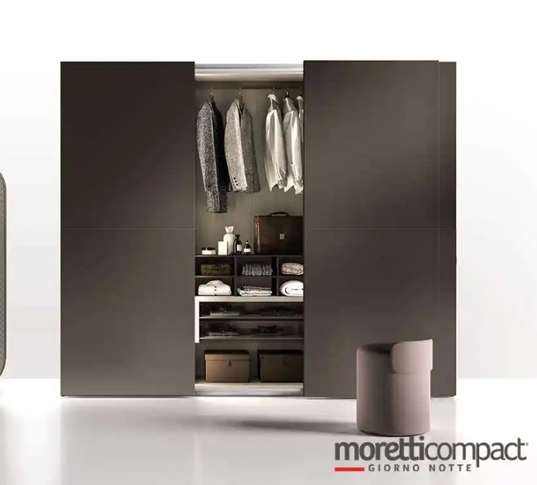 Armadio SOLANO - L'eleganza scorre con naturalezza. - Armadi di design RIVET CASA