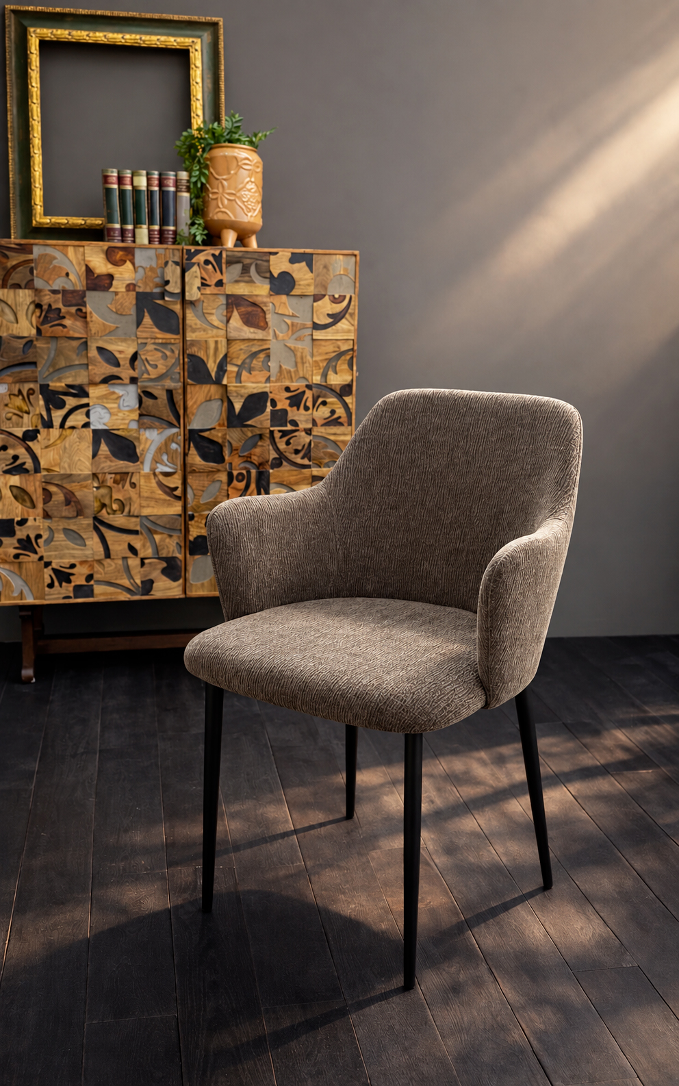 Sedia SOPHIA in tessuto - Sedie e Sgabelli di design RIVET CASA